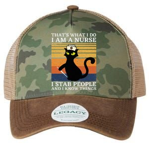 Cat Thats What I Do I Am A Nurse Legacy Tie Dye Trucker Hat