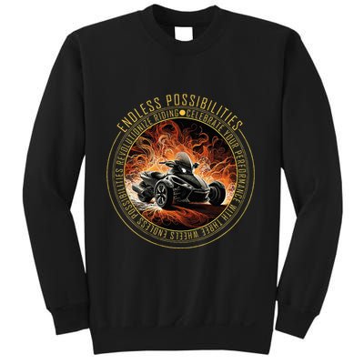 Canam Three Wheels Funny Riding Sweatshirt