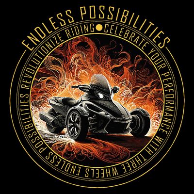 Canam Three Wheels Funny Riding T-Shirt