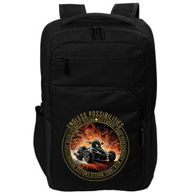 Canam Three Wheels Funny Riding Impact Tech Backpack