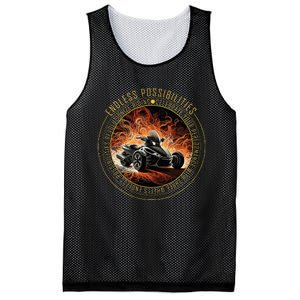 Canam Three Wheels Funny Riding Mesh Reversible Basketball Jersey Tank