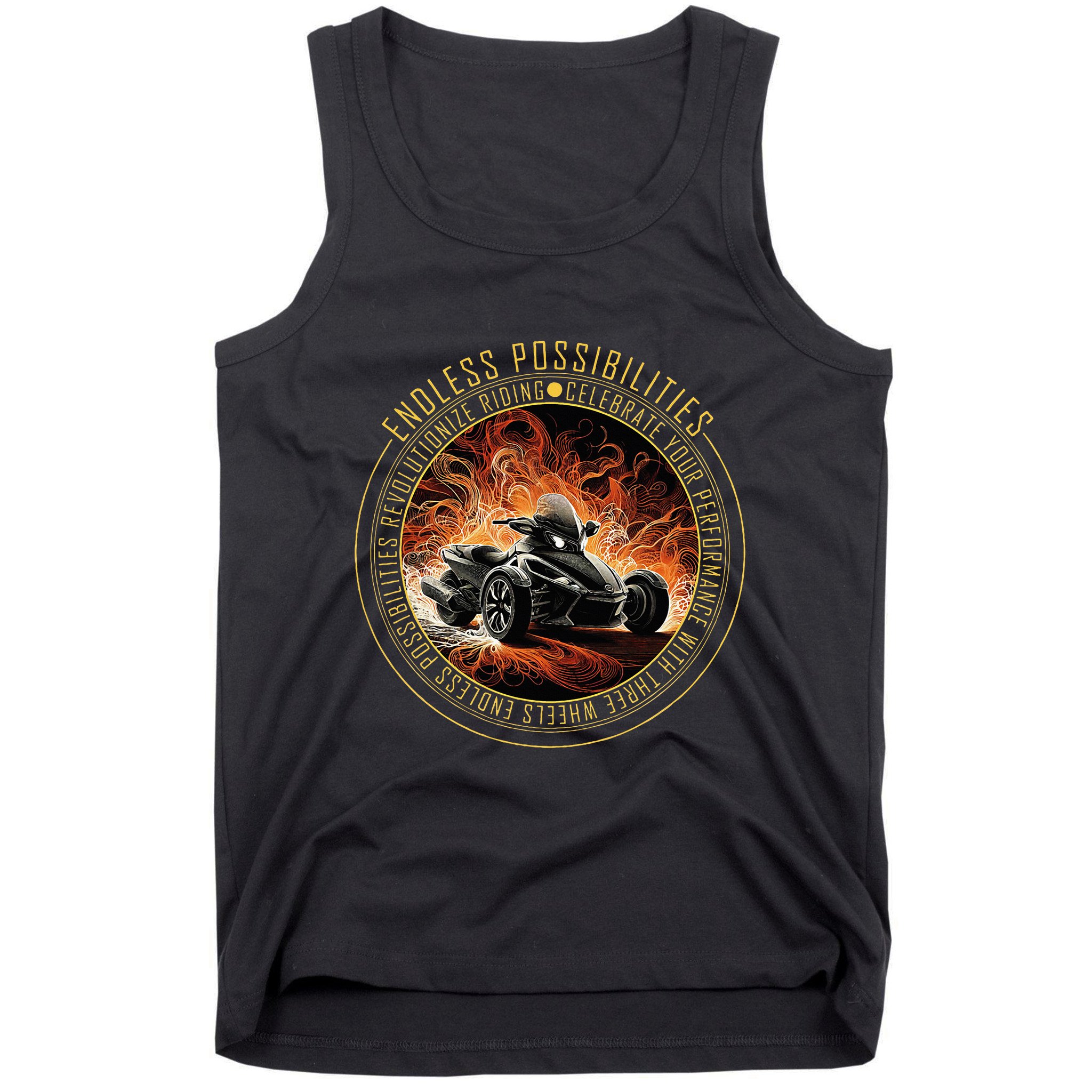 Canam Three Wheels Funny Riding Tank Top