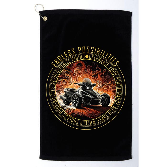 Canam Three Wheels Funny Riding Golf Towel