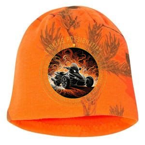 Canam Three Wheels Funny Riding Kati - Camo Knit Beanie