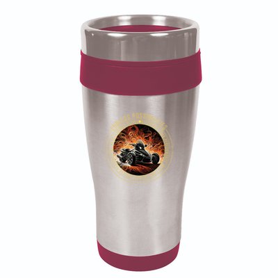 Canam Three Wheels Funny Riding 16oz Travel Tumbler