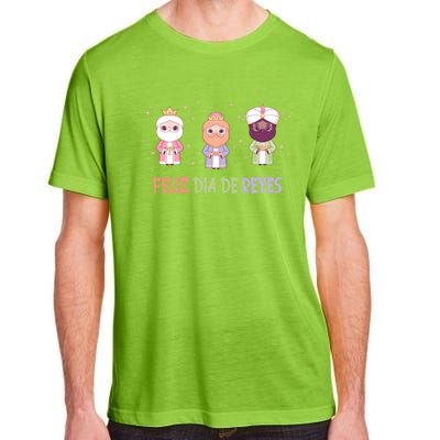 Cute Three Wise Kings Happy Epiphany Day Feliz Dia De Reyes Gift Adult ChromaSoft Performance T-Shirt