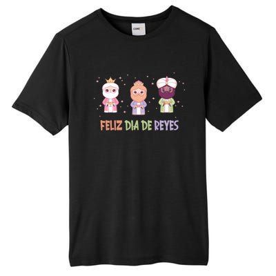 Cute Three Wise Kings Happy Epiphany Day Feliz Dia De Reyes Gift Tall Fusion ChromaSoft Performance T-Shirt