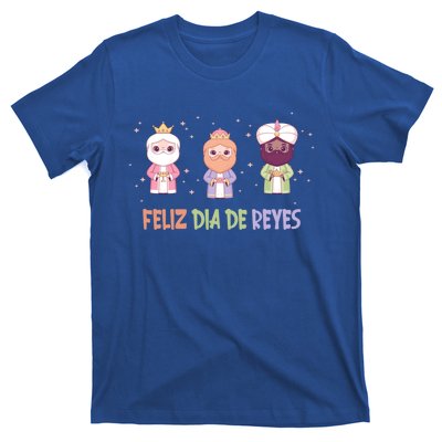 Cute Three Wise Kings Happy Epiphany Day Feliz Dia De Reyes Gift T-Shirt