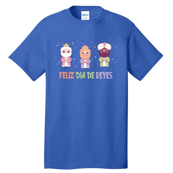 Cute Three Wise Kings Happy Epiphany Day Feliz Dia De Reyes Gift Tall T-Shirt