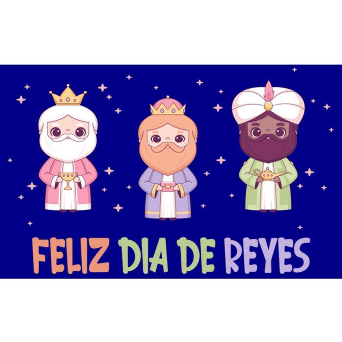 Cute Three Wise Kings Happy Epiphany Day Feliz Dia De Reyes Gift Bumper Sticker