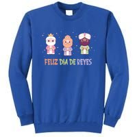 Cute Three Wise Kings Happy Epiphany Day Feliz Dia De Reyes Gift Tall Sweatshirt