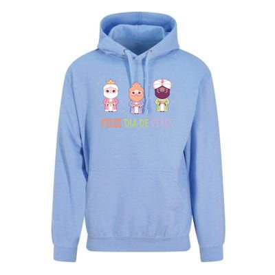 Cute Three Wise Kings Happy Epiphany Day Feliz Dia De Reyes Gift Unisex Surf Hoodie