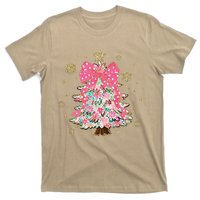 Christmas Tree With Snowflakes And Bow T-Shirt