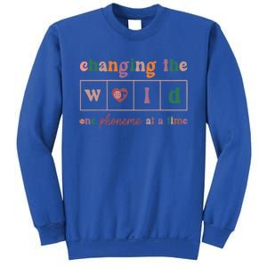 Changing The World One Phoneme At A Time Phonics Teacher Meaningful Gift Sweatshirt