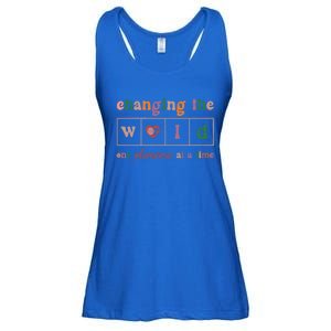 Changing The World One Phoneme At A Time Phonics Teacher Meaningful Gift Ladies Essential Flowy Tank