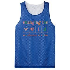 Changing The World One Phoneme At A Time Phonics Teacher Meaningful Gift Mesh Reversible Basketball Jersey Tank