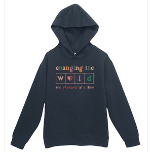 Changing The World One Phoneme At A Time Phonics Teacher Meaningful Gift Urban Pullover Hoodie