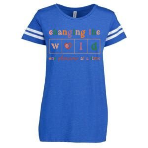 Changing The World One Phoneme At A Time Phonics Teacher Meaningful Gift Enza Ladies Jersey Football T-Shirt