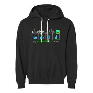 Changing The World One Phoneme At A Time Teacher Garment-Dyed Fleece Hoodie