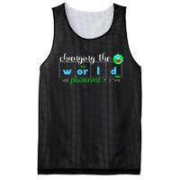 Changing The World One Phoneme At A Time Teacher Mesh Reversible Basketball Jersey Tank