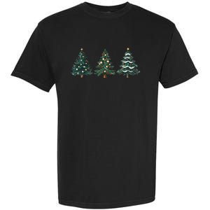 Christmas Tree Xmas Graphic Garment-Dyed Heavyweight T-Shirt