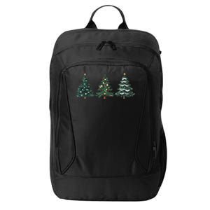 Christmas Tree Xmas Graphic City Backpack