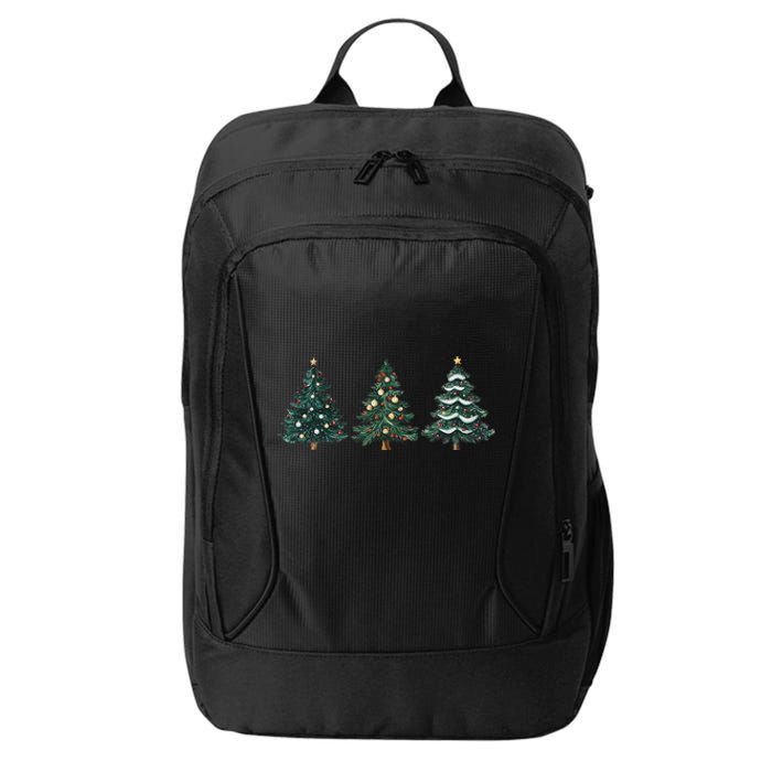 Christmas Tree Xmas Graphic City Backpack