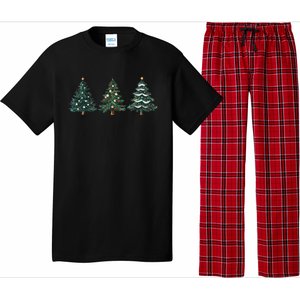 Christmas Tree Xmas Graphic Pajama Set