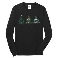 Christmas Tree Xmas Graphic Tall Long Sleeve T-Shirt