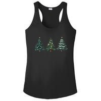 Christmas Tree Xmas Graphic Ladies PosiCharge Competitor Racerback Tank