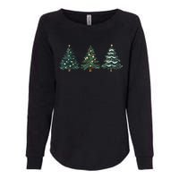 Christmas Tree Xmas Graphic Womens California Wash Sweatshirt