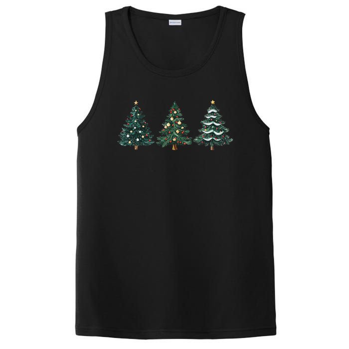 Christmas Tree Xmas Graphic PosiCharge Competitor Tank