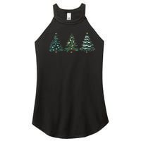 Christmas Tree Xmas Graphic Women's Perfect Tri Rocker Tank