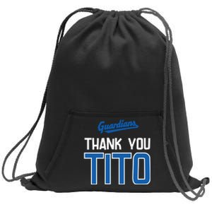 Cleveland Thank You Titoo Sweatshirt Cinch Pack Bag