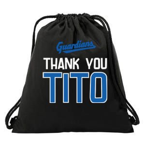 Cleveland Thank You Titoo Drawstring Bag