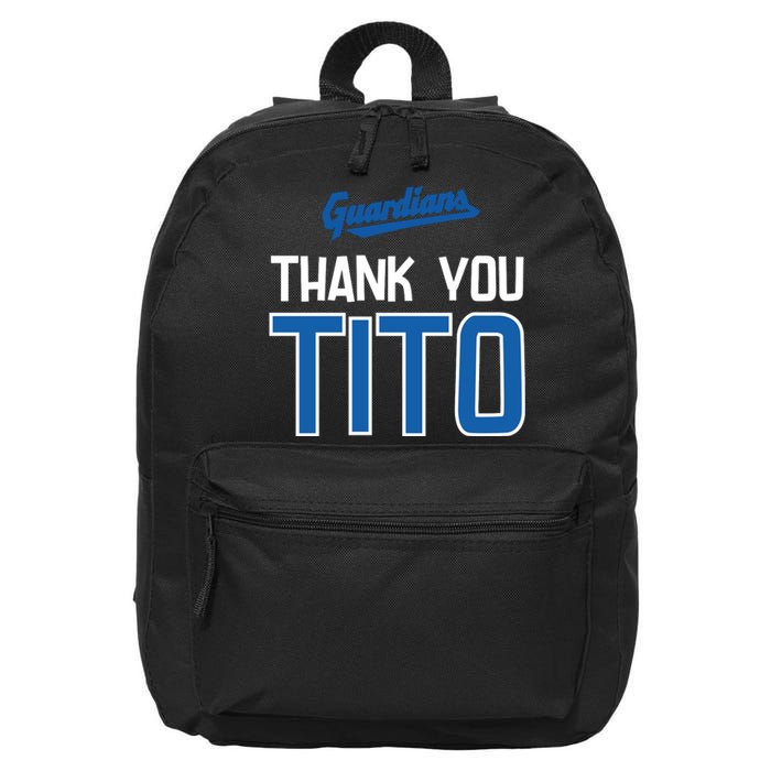 Cleveland Thank You Titoo 16 in Basic Backpack