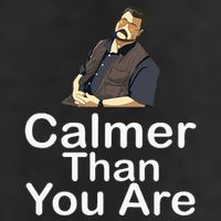 Calmer Than You Are Golf Towel