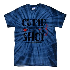 Cupid Take Your Best Shot Valentine's Day Gift Tie-Dye T-Shirt