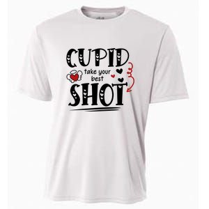 Cupid Take Your Best Shot Valentine's Day Gift Cooling Performance Crew T-Shirt