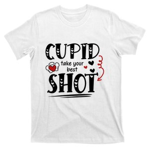 Cupid Take Your Best Shot Valentine's Day Gift T-Shirt