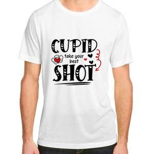 Cupid Take Your Best Shot Valentine's Day Gift Adult ChromaSoft Performance T-Shirt