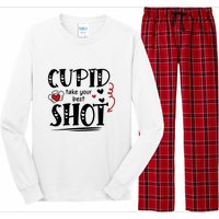 Cupid Take Your Best Shot Valentine's Day Gift Long Sleeve Pajama Set