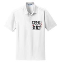 Cupid Take Your Best Shot Valentine's Day Gift Dry Zone Grid Polo