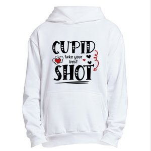 Cupid Take Your Best Shot Valentine's Day Gift Urban Pullover Hoodie