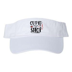 Cupid Take Your Best Shot Valentine's Day Gift Valucap Bio-Washed Visor