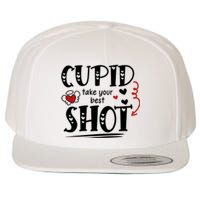 Cupid Take Your Best Shot Valentine's Day Gift Wool Snapback Cap