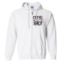 Cupid Take Your Best Shot Valentine's Day Gift Full Zip Hoodie