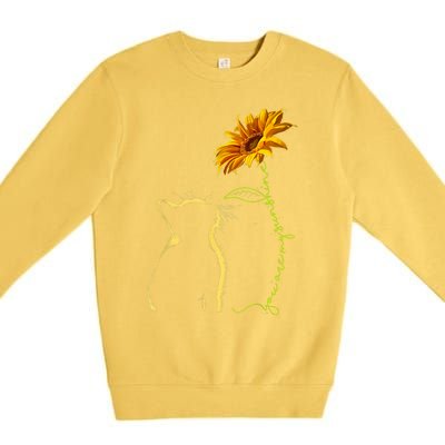 Cat T, You Are My Sunshine , Cute Cat Premium Crewneck Sweatshirt