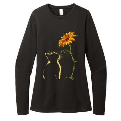 Cat T, You Are My Sunshine , Cute Cat Womens CVC Long Sleeve Shirt