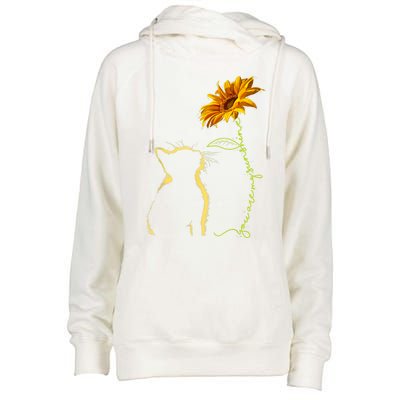 Cat T, You Are My Sunshine , Cute Cat Womens Funnel Neck Pullover Hood